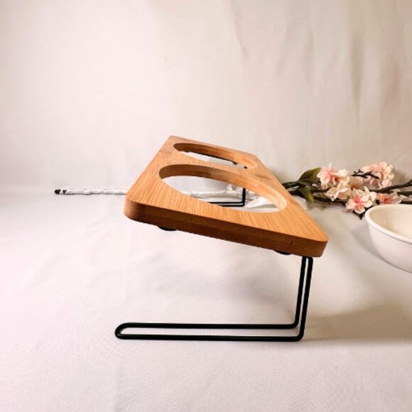 Elevated Ceramic Pet Bowls - Picture 5 of 7